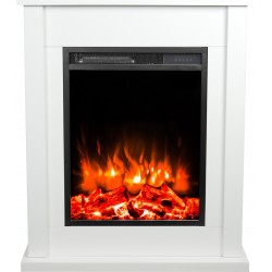 La chimenea eléctrica de piedra LED GENIUS 3D - Aflamo