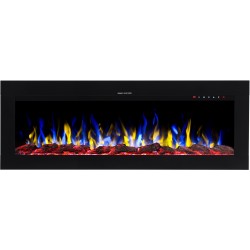 Chimenea electrica LED DIAMOND 128 cm AFLAMO