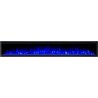 Kominek elektryczny LED ścienny / wkład elektryczny ROYAL 100" AFLAMO