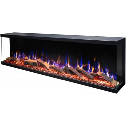 Kominek elektryczny ścienny/do zabudowy UNIQUE 120 cm BEZ GRZANIA AFLAMO