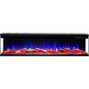 Caminetto elettrico LED da parete UNIQUE 183 cm AFLAMO