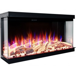 Kominek elektryczny SUPERB 40'' Aflamo do zabudowy, z funkcją grzania