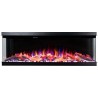 Kominek elektryczny SUPERB 40'' Aflamo do zabudowy, z funkcją grzania