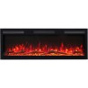 Chimenea eléctrica LED AFLAMO MAJESTIC PRO 213 cm + Sonido, empotrada en la pared