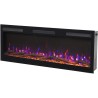 Chimenea eléctrica LED AFLAMO MAJESTIC PRO 213 cm + Sonido, empotrada en la pared
