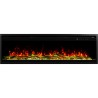 ROYAL PRO 180 cm, Caminetto elettrico a LED da parete e da incasso AFLAMO