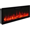 Chimenea eléctrica LED ELITE 213 cm de pared y empotrada AFLAMO + SOUND