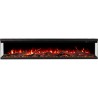 Chimenea eléctrica LED empotrada Unique PRO 180 cm AFLAMO