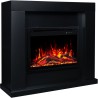Caminetto elettrico JOLO 3D nero + SUONO - AFLAMO