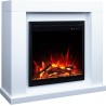 Caminetto elettrico JOLO 3D bianco + SUONO - AFLAMO