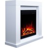 Caminetto elettrico JOLO 3D bianco + SUONO - AFLAMO