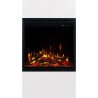 Chimenea eléctrica MILOS 3D 60 Blanca + SONIDO - AFLAMO
