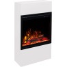 Chimenea eléctrica MILOS 3D 60 Blanca + SONIDO - AFLAMO
