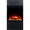 Chimenea eléctrica MILOS 3D 60 Negra + SONIDO - AFLAMO