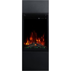 Chimenea eléctrica MILOS 3D 40 Negra + SONIDO - AFLAMO