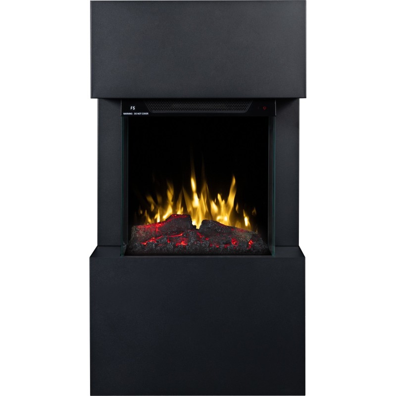 Chimenea eléctrica TEXEL 3D Negra + SONIDO - AFLAMO