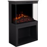Inserto TOWER + STAND 56, inserto LED elettrico AFLAMO PLUS con SUONO