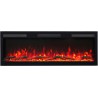 MAJESTIC PRO, AFLAMO Chimenea eléctrica empotrada y de pared con sonido