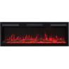 MAJESTIC PRO, AFLAMO Chimenea eléctrica empotrada y de pared con sonido