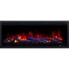 copy of ROYAL 3D 100 cm, LED-Wand und eingebauter elektrischer Kamin AFLAMO