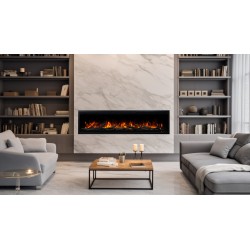 AFLAMO ROYAL 3D caminetto elettrico da incasso con suono