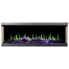 copy of GOLD 74 cm, AFLAMO Wand- und eingebauter LED-Elektrokamin