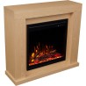 Chimenea eléctrica JOLO 3D + SONIDO - 3 Colores - AFLAMO