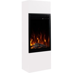 Chimenea eléctrica MILOS 3D + SONIDO - 2 colores - 2 tamaños - AFLAMO