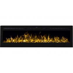 Kominek elektryczny LED ścienny MAJESTIC 50" AFLAMO