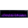 REGAL, Chimenea eléctrica empotrada y de pared con sonido EmotionFlame