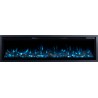REGAL, Chimenea eléctrica empotrada y de pared con sonido EmotionFlame